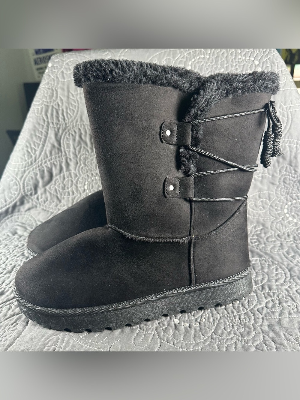 POP Women’s Black Melodius Winter Boots NWT Size 11